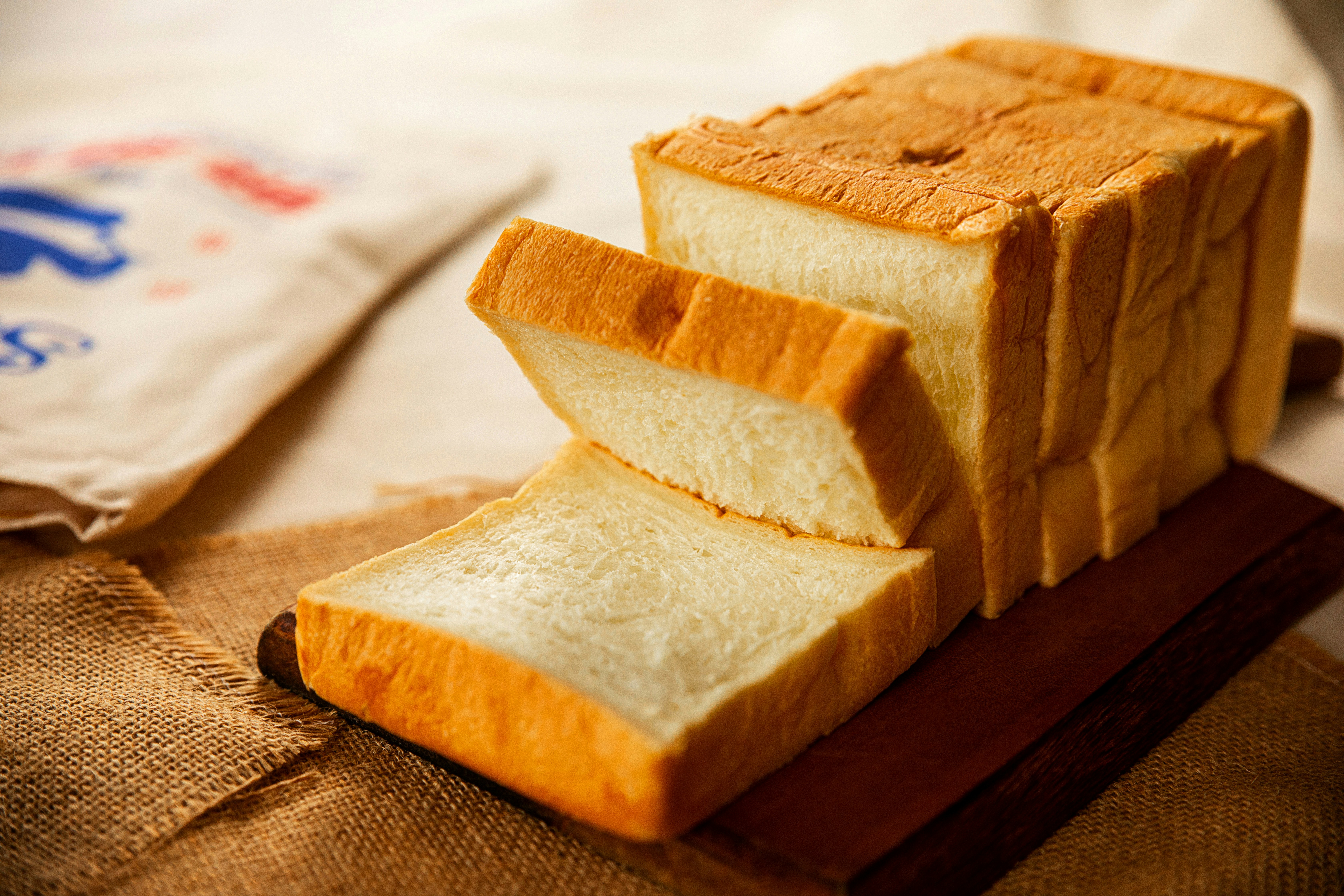 Soft Japanese shokupan milk bread